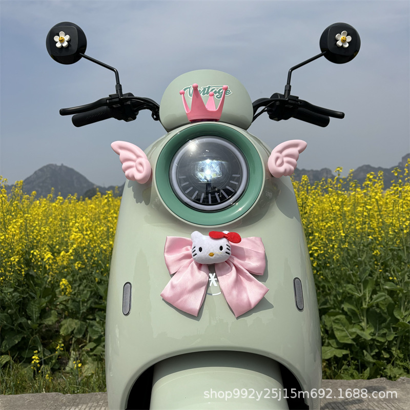 Tailg Accessories Electric Vehicle Decoration Accessories 2025 Niu Electric Car Modification Helmet Stickers Emma Metaverse