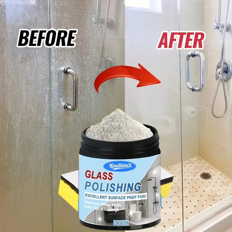 Cross-Border Special High-Grade Glass Polishing Powder - Professional Detergent for Glass Surface - Suitable for Cars - Bathroom - Windows