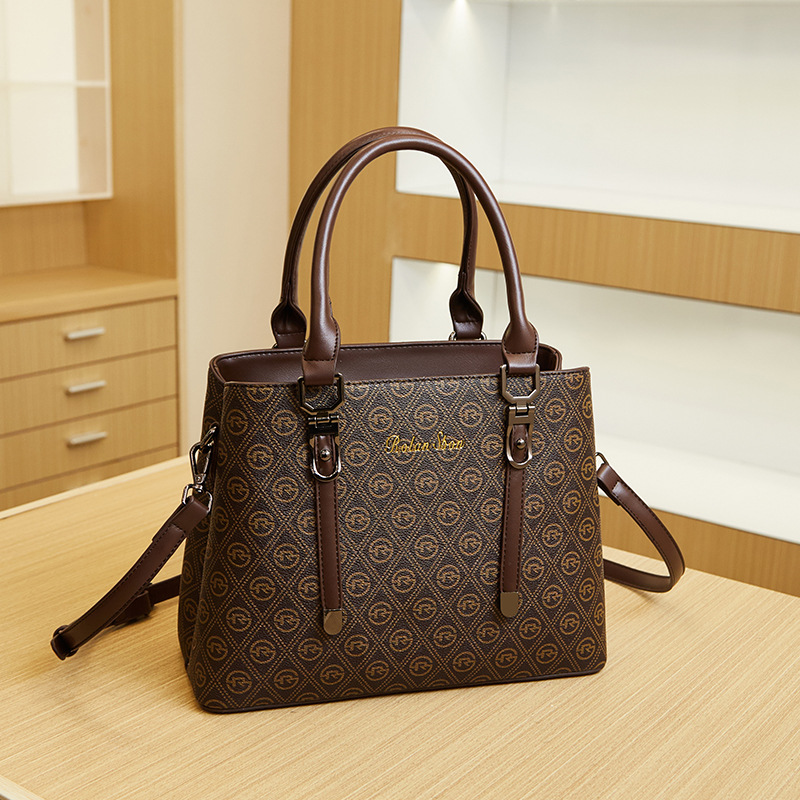 Klassische und elegante Damenhandtasche 2024 neue leichte Luxus-Einkaufstasche mit großem Fassungsvermögen, lässige und vielseitige Pendlertasche_voghion.com