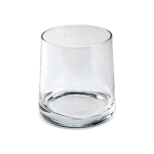 Ins style B&B simple glass cup home water cup hotel mouthwash cup trapezoidal whiskey cup high appearance