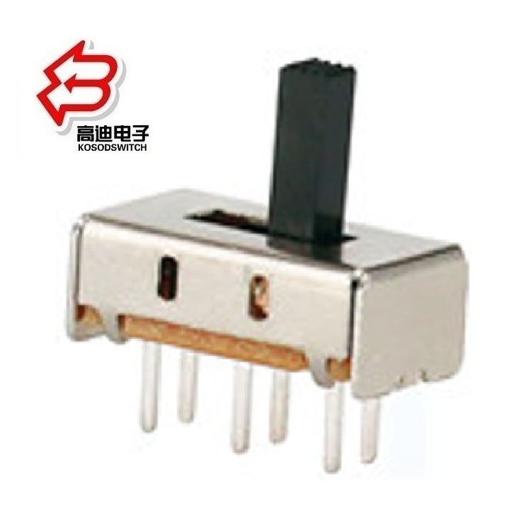 批发2排拨动开关2档行程4  立式两段拨动开关 2档拨码开关行程4.0