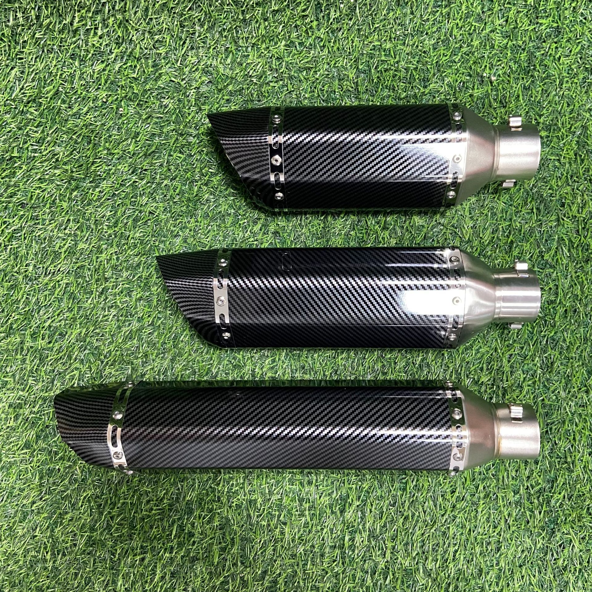 Motorcycle Exhaust Pipe Round Tail Small Hexagon Tail 703RR 450SR 800NK GSX 250 321RR Universal