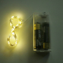 波波球发光玩具灯电池盒鲜花蛋糕装饰灯串灯节日彩灯led铜线灯串