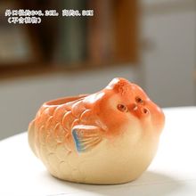厂家批发卡通小丑鱼动物多肉花盆陶瓷中小口径透气陶土可爱工艺品