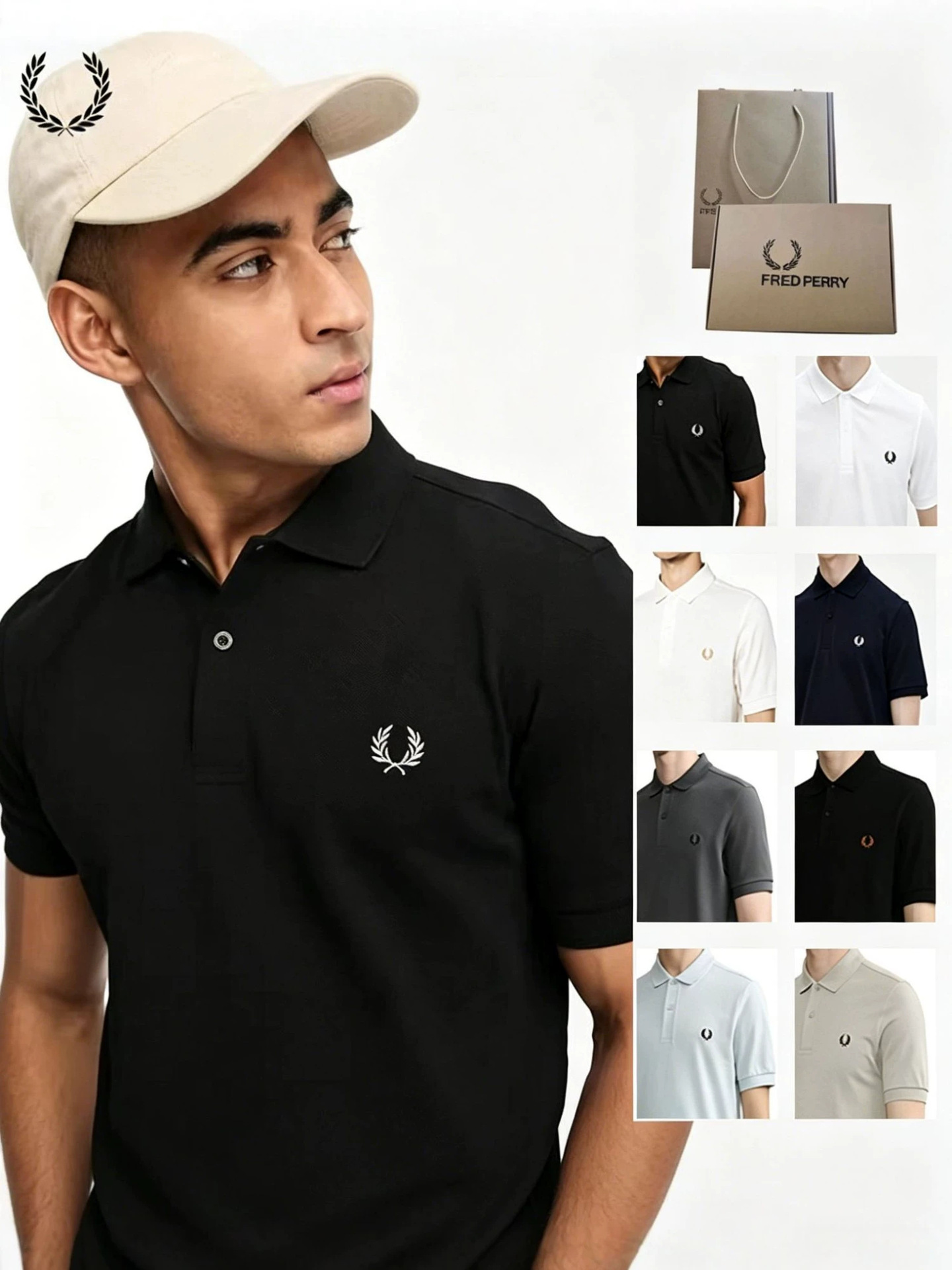 Summer solid color polo