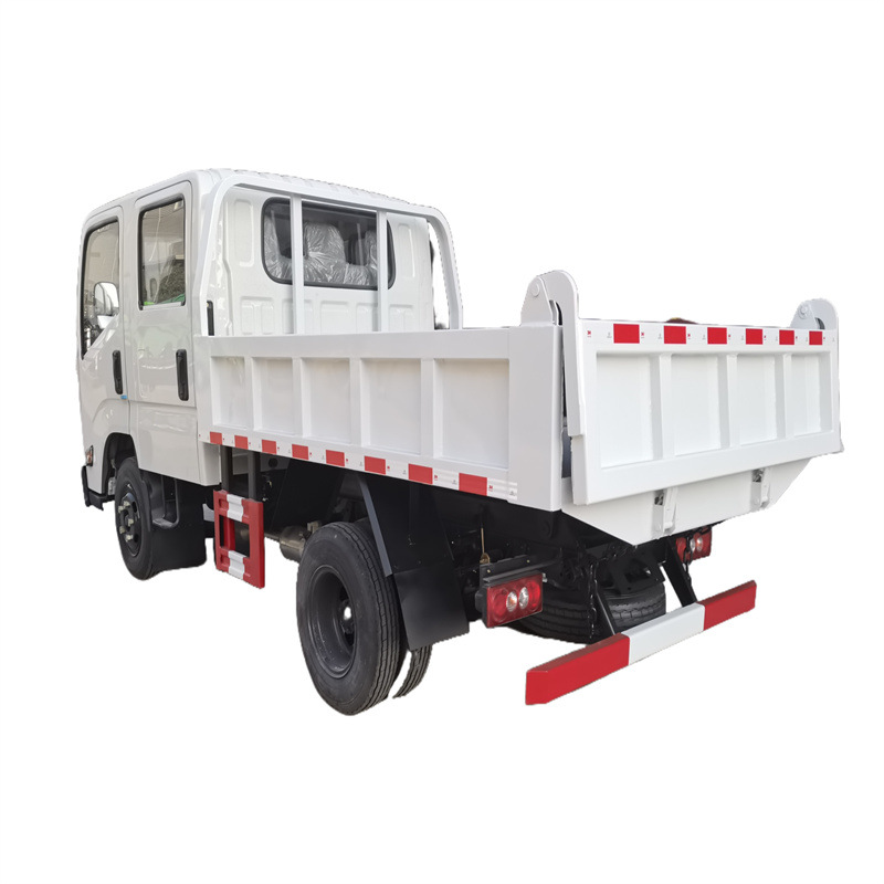Export Angola Double Row Truck 2 Tons Dump Truck Jiangling Dump Truck Factory Direct Sales Agent Customs Clearance