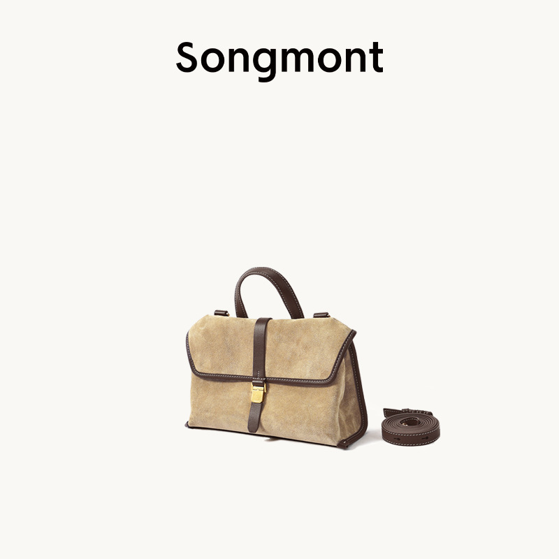 Songshan Mini Crossbody Bag Retro Versatile Casual Commuter Messenger Briefcase - Thumbnail 6