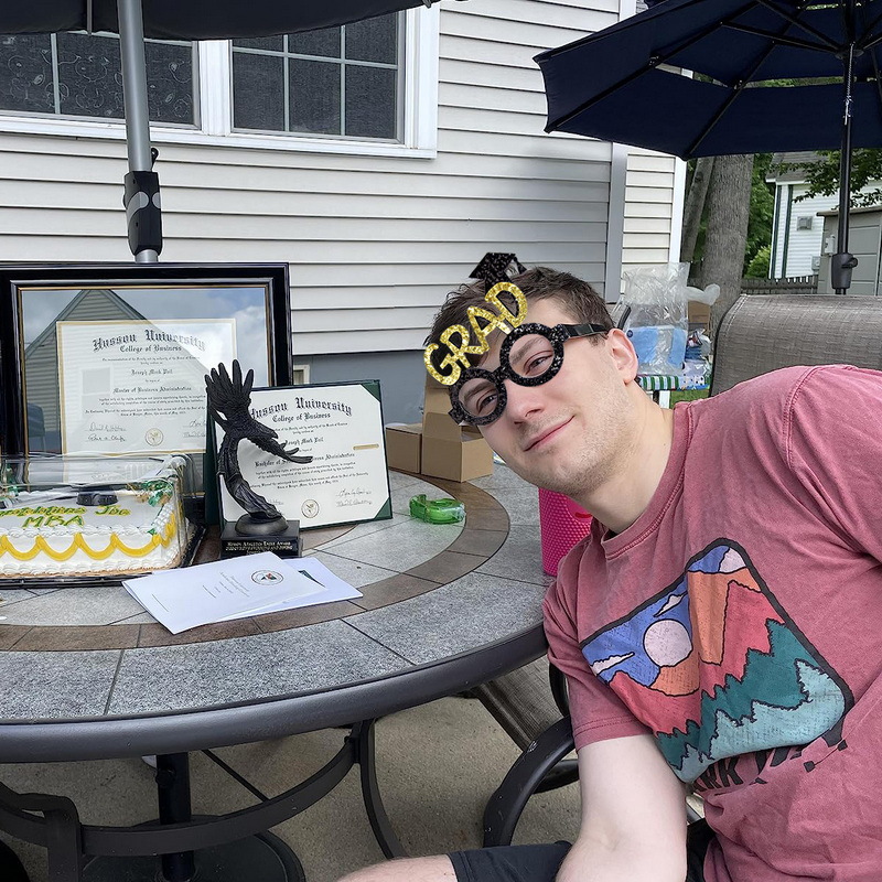 Nueva temporada de graduación de oro negro decoración gafas de fotografía gafas accesorios de fotografía fiesta de graduación regales divertidos