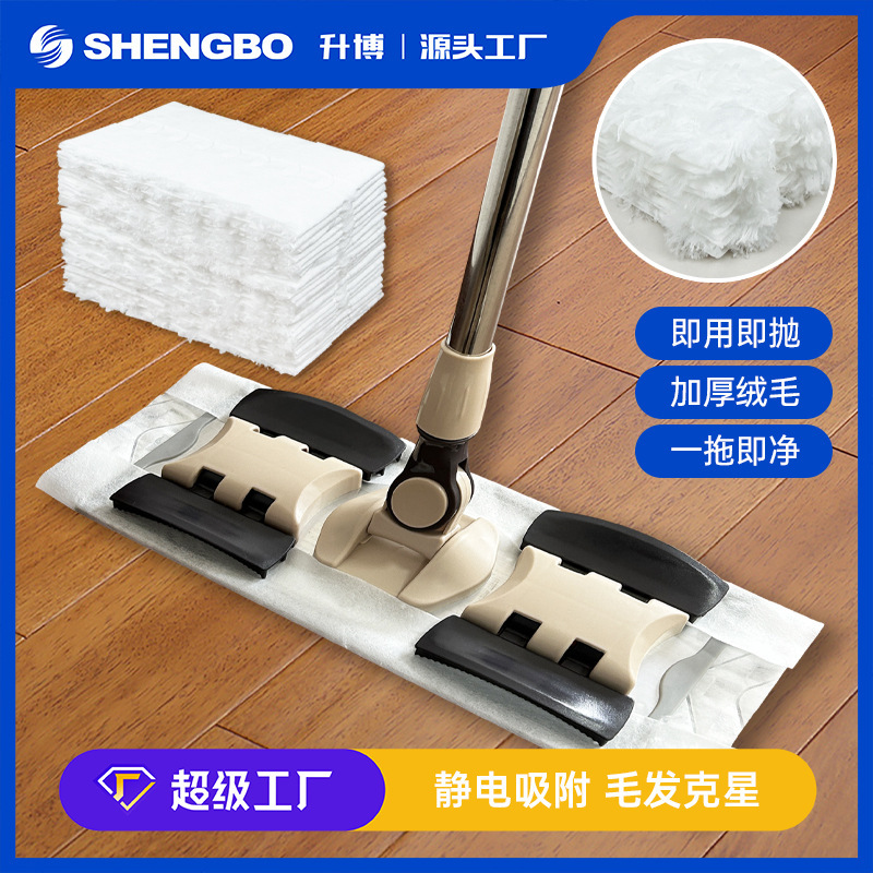 Large-Sized Long-Fiber Dust Removal Mop with Suction Paper for Cleaning Pet Hair, a Special Cleaning Tool for Pets Large-Sized Long-Fiber Dust Removal Mop with Suction Paper for Cleaning Pet Hair, a Special Cleaning Tool for Pets