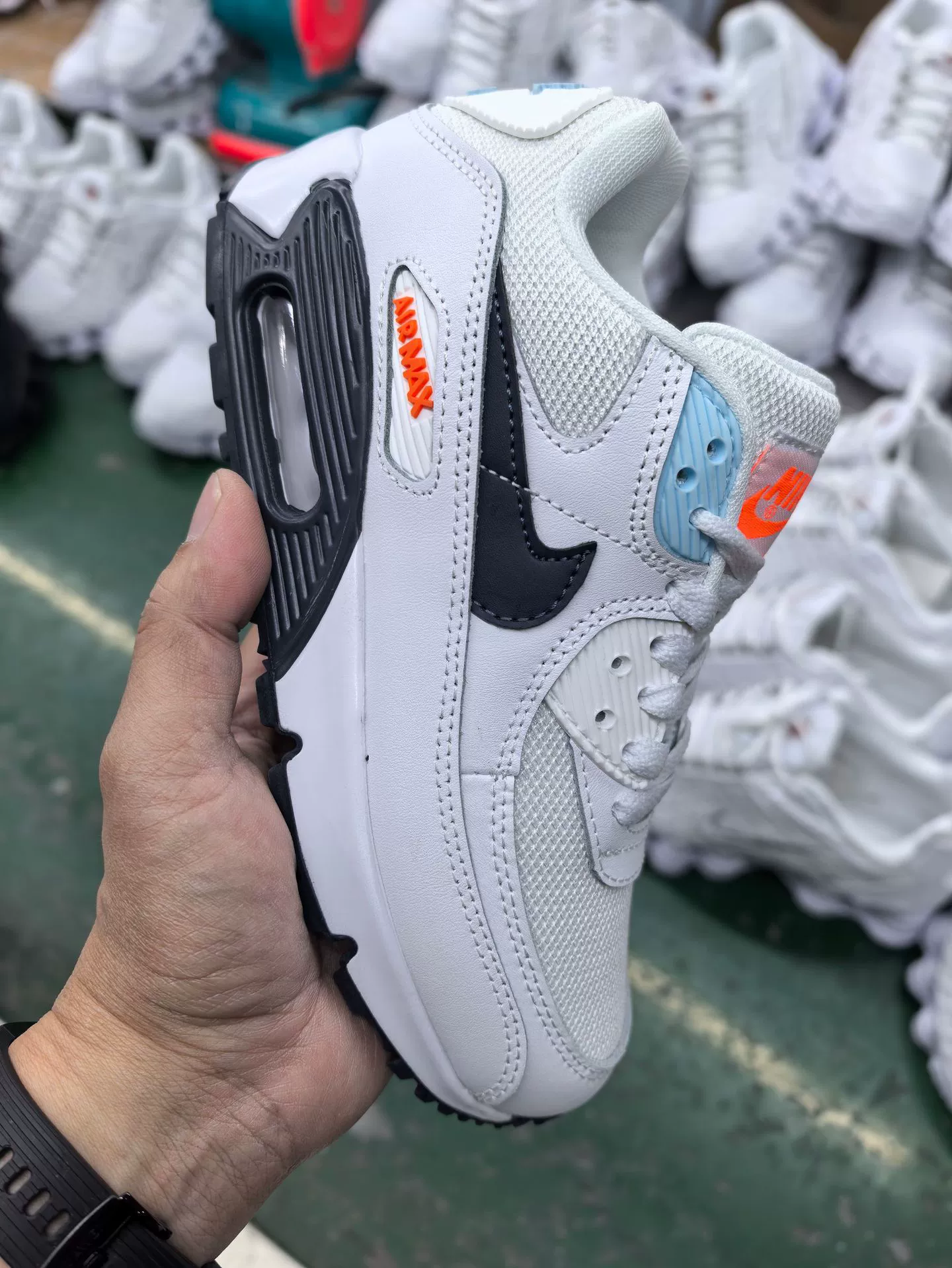 Кросс-граничная внешнеторговая Путянь обувь Air Max90 воздушная подушка сетчатые повседневные спортивные кроссовки европейский стиль высокий уровень спортивной обуви