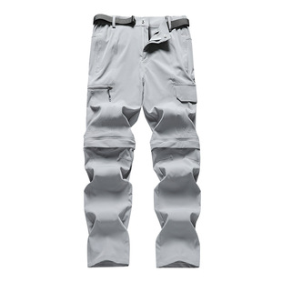 Outdoor Sports Men and Women Couples Quick-drying Pants Trousers Sun Protection Quick-drying Quick-drying Pants Removable Shorts Elastic LOGO
