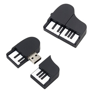 Оптовый мультфильм U диск 8G16G мобильный телефон компьютер двойного назначения 32G пианино Скрипка Гитара 64 г автомобиль Креатив 128 г