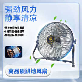 台式趴地扇 台地式大功率风扇趴地扇工业趴地扇台式扇静音