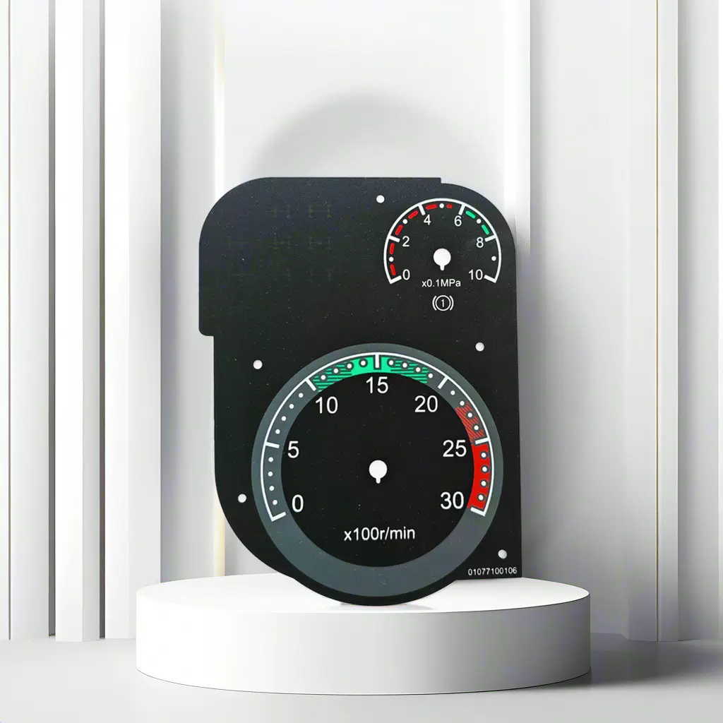 仪表指针汽车控制器薄膜面板燃油温度转速里程表pvc贴膜