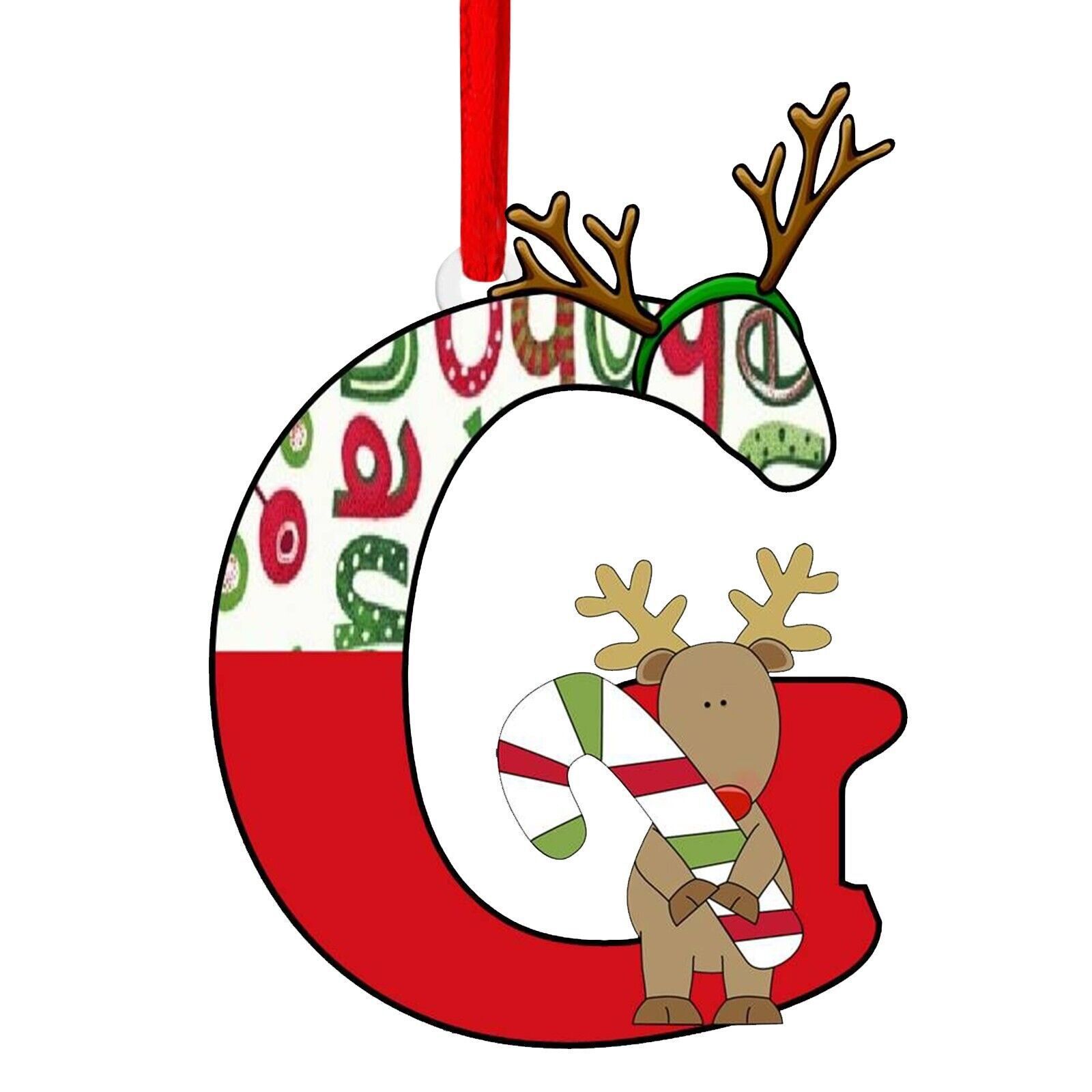 Nuevo alfabeto inglés creativo transfronterizo acrílico plano árbol de Navidad decorativo regalo de decoración de fiesta image 12
