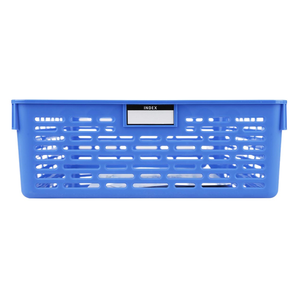 Deli 929 marco de datos de plástico azul/cesta de almacenamiento/cesta de archivos/cesta de datos/cesta de la factura A4 cesta de archivos