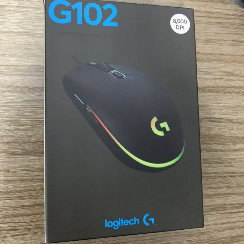 ♡G102有线鼠标电竞游戏鼠标发光GRB灯效跨境电商外贸罗技同|undefined