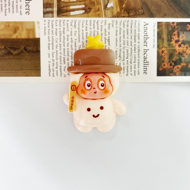 大号小星人卡通diy树脂配件手工奶油胶冰箱贴创意磁吸装饰吸铁石|undefined
