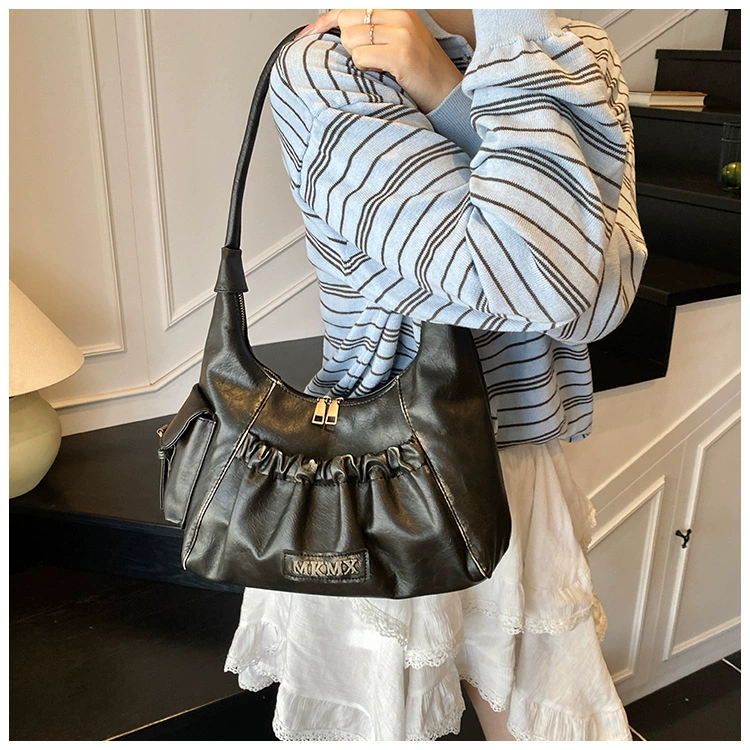 Small retro shoulder bag, one-shoulder bag