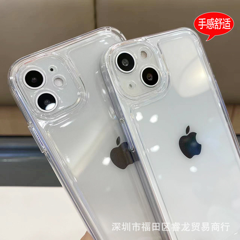 Space shell iPhone15promax transparent 14 for Apple 13 mobile phone case 15Pro mobile phone protective case 11