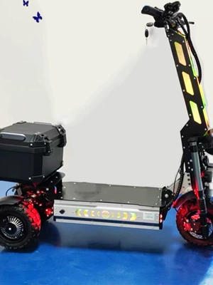 Scooter Dropshipping, Qatlanan elektrik skuterlər - three-wheel-drive-11-inch-10500w40ah-battery-life-100km-with-storage-box-speed-80