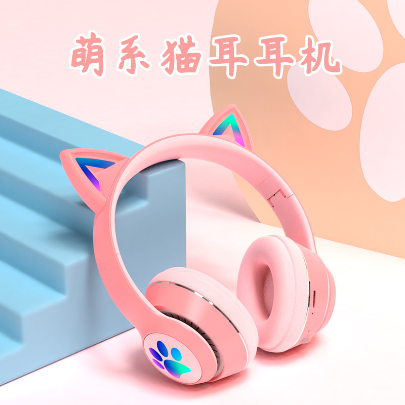 新型猫耳bluetoothイヤホン女子スポーツ風ヘッドセットbluetoothイヤホンメーカー直販アマゾン人気|undefined