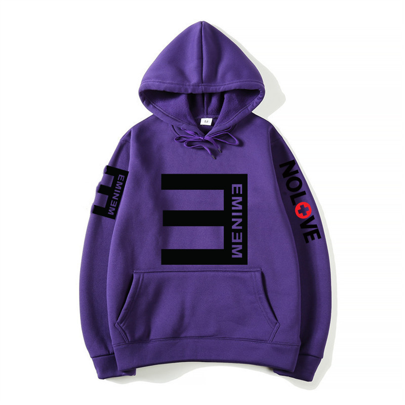 Emineem suéter emineem anti-E hip hop engrosada suéter de los hombres y las mujeres con capucha Sudadera con capucha de moda