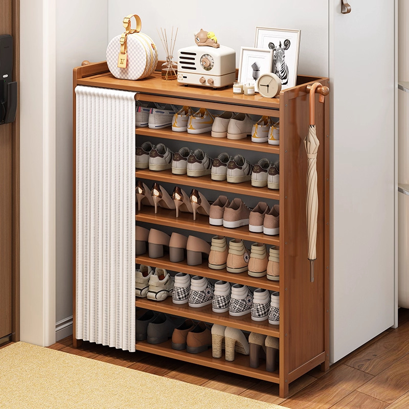 Shoe Rack Multi-Layer Home Entrance Indoor Good-Looking Entrance Dust-Proof Shoe Cabinet for Rental House 2025 New Hot Style
