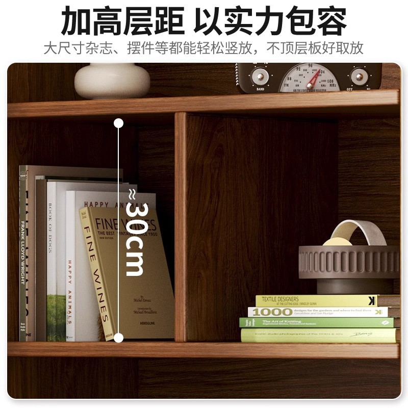 Nórdico estante de madera maciza piso multi-capa gabinete de almacenamiento sub-Almacenamiento estante vitrina hogar sala de estar esquina estantería