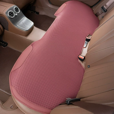 Four Seasons Pad — All Seasons, High-End Ice Silk Single-Piece - volcano-red-back-row-long-cushion-breathable-ice-silk-clean-labelno-logo