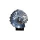 Mo Tang aircraft aviation engine turbine engine model can start speed regulation toy with light charging assembly ornaments