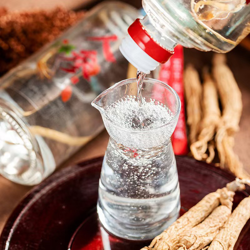 人参酒53度酱香型白酒光瓶私域爆款整箱批发一件代发走量便宜