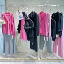 杭州一线伊袖25秋简约时尚优雅知性三标齐全高端女装折扣尾货批发