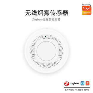 Qianyun Lithium Tuya Zigbee Tuya Smart Home Tuya Smoke Detector Smoke Sensor