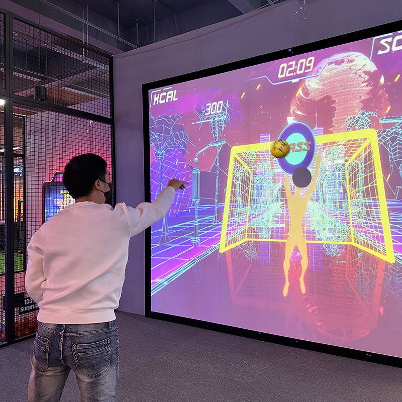 Simulador de ocio inteligente de pantalla para equipos de entretenimiento comerciales a gran escala en sala de experiencia inteligente de palco interior interactiva multipersona