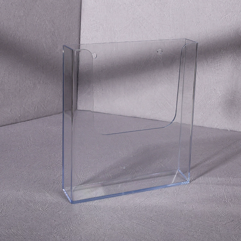 Оптовый документ Акриловая стойка для данных Ящик для хранения A4 Брошюра Стеллаж для выставки товаров Настенный каталог брошюр