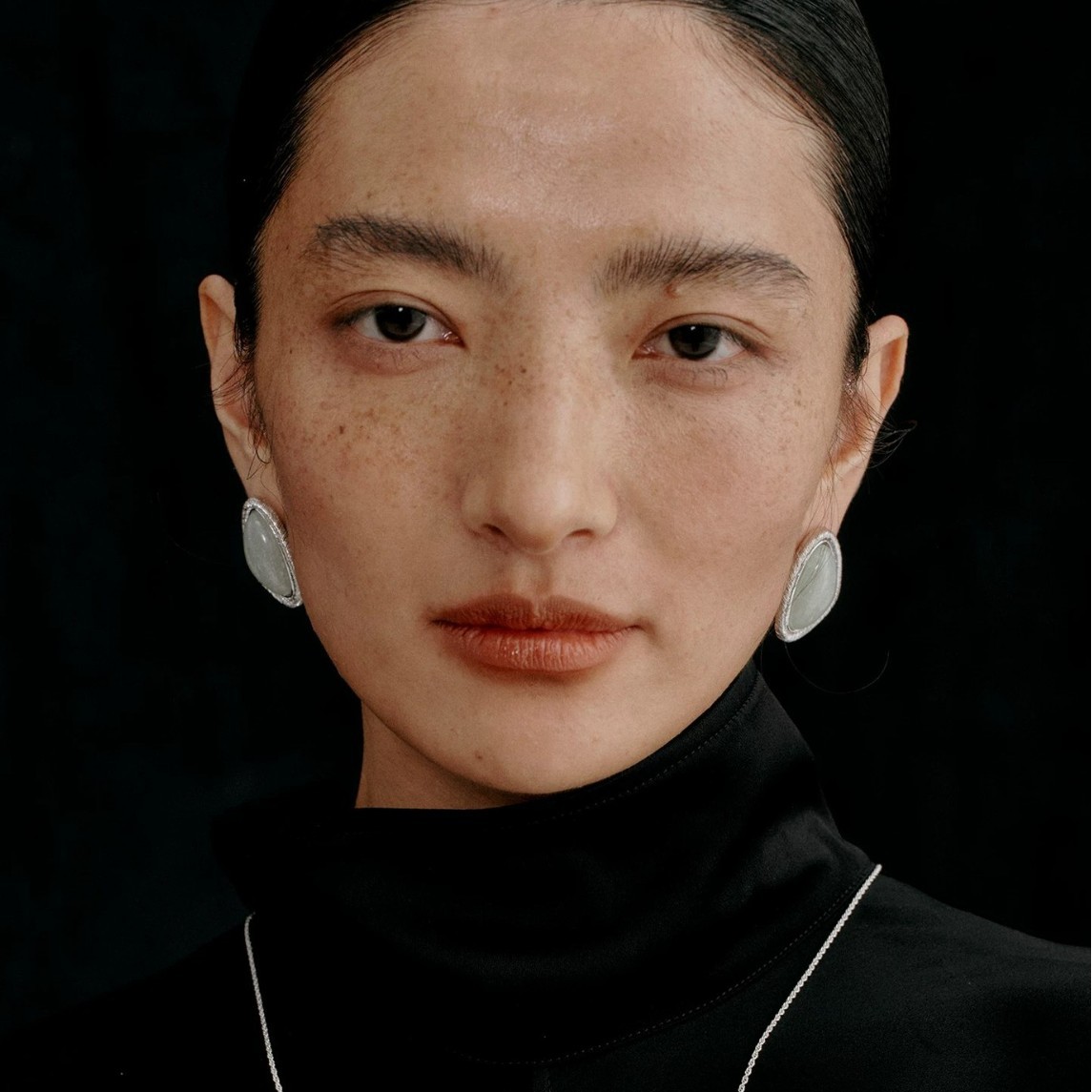Geometric Clip-on Earrings For Women Elegant Colour Block Design_voghion.com