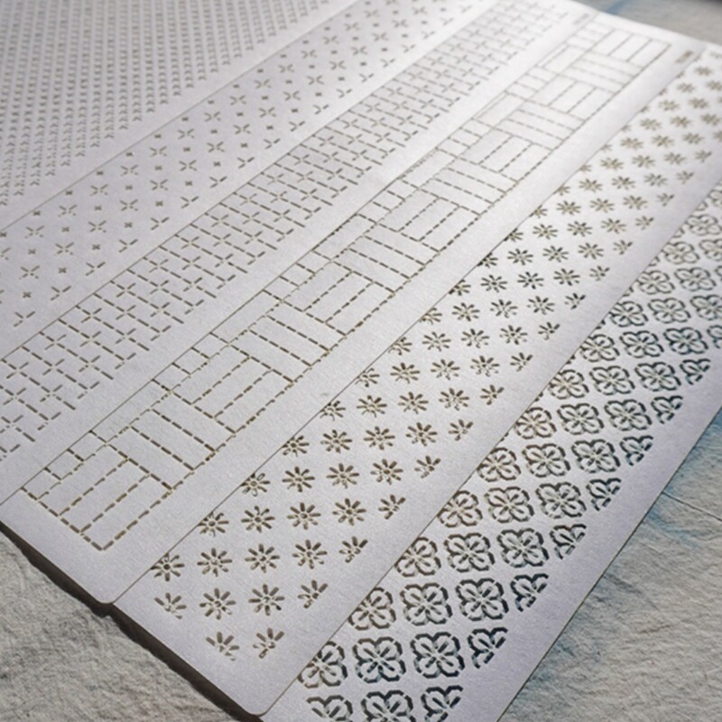 0 Tea Mat Large Board Sashiko Embroidery Template Thin Soft Board Cross Coaster Drawing Brush Drawing Heat Erasable Paste White New Product One Look