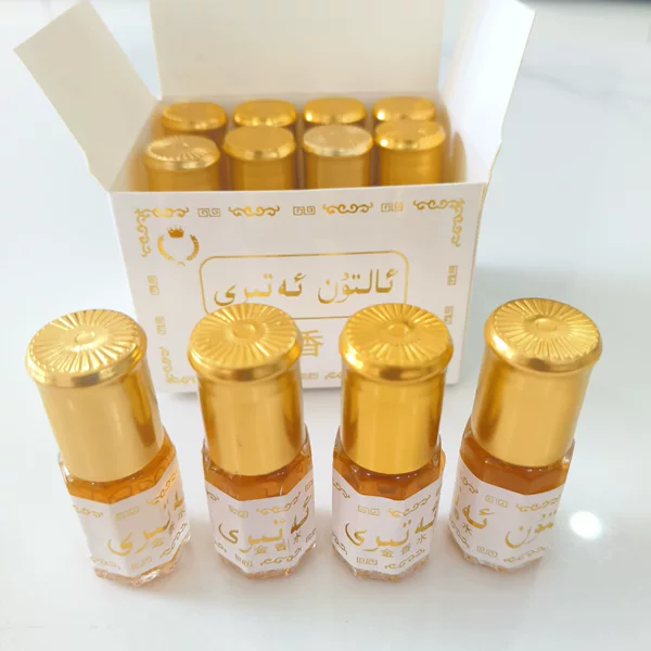 3ml Alcohol-Free Pakistani Gold Perfume Saudi Arabian Floral Fruit Roll-On Hot-Selling Fruity Fragrance