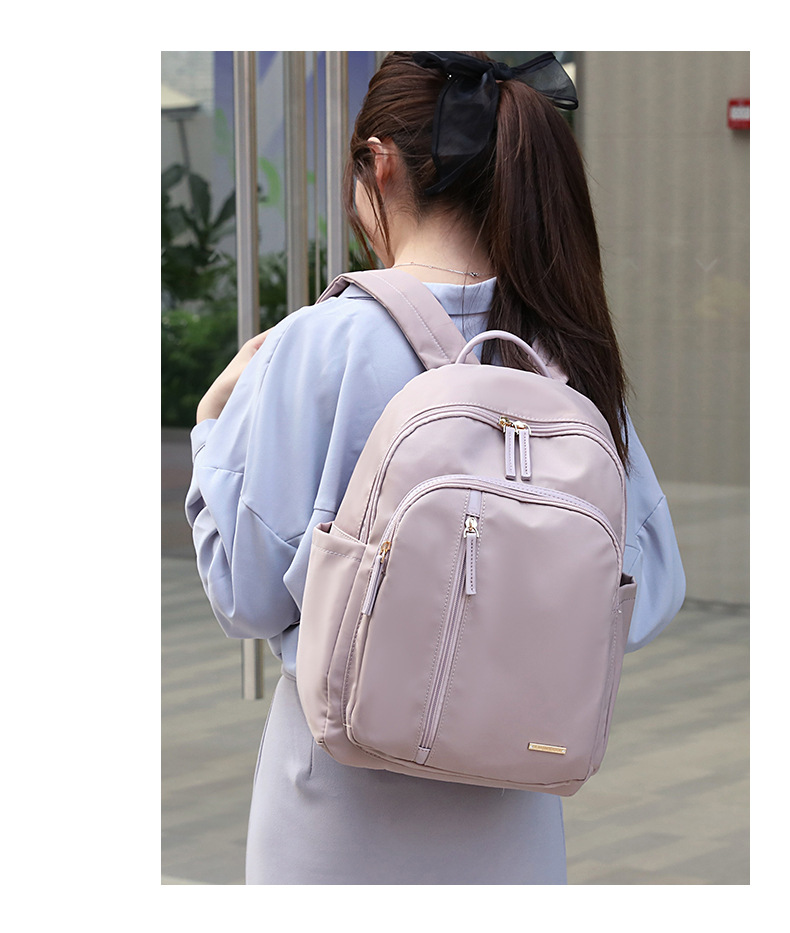 Solid Color Daily Women's Backpack display picture 5