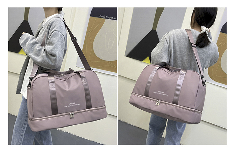 Nouveau sac de voyage décontracté et minimaliste pour femme, sac à main léger, sac de voyage sur courte distance, sac de sport et de fitness de grande capacité_voghion.com