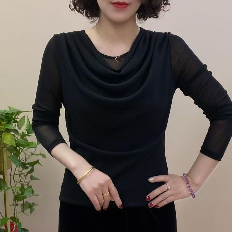 검은 색 긴 소매