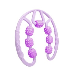 新款七輪環形夾腿按摩器滾輪瘦大小腿部肌肉瘦腰放鬆瘦腿夾腿器