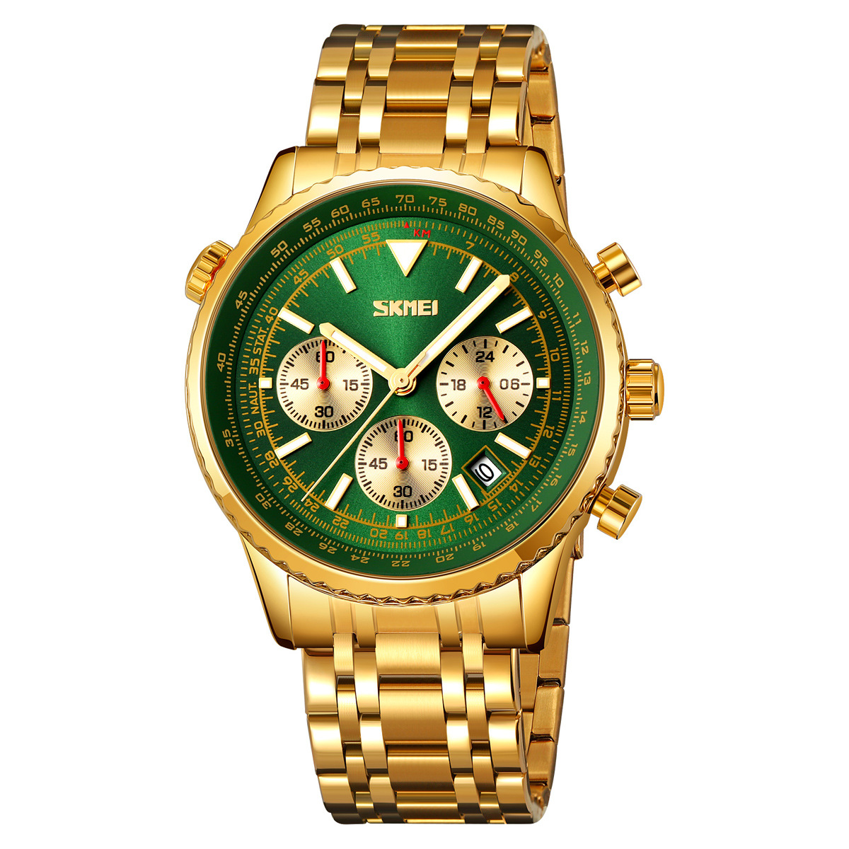 Cara verde de Gold Shell