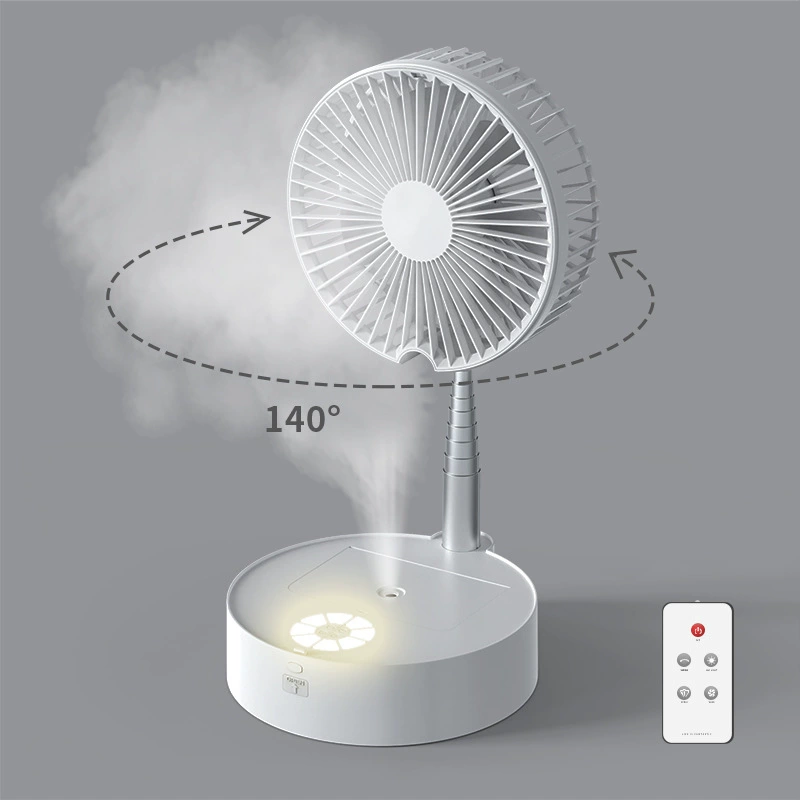 Telescopic air fan, storage system, handheld foldable small suitcase
