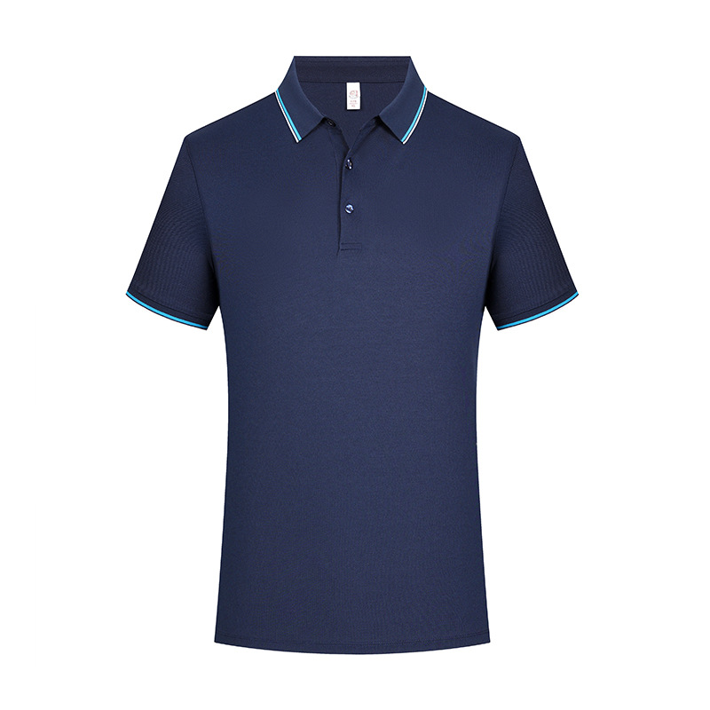 Polo de Trabajo para Hombre, con Cuello en Bloques de Color, Antibacteriano, Fresco al Tacto, de Poliéster y Algodón, Estilo Ejecutivo, Sensación de Alta Gama, Personalizable