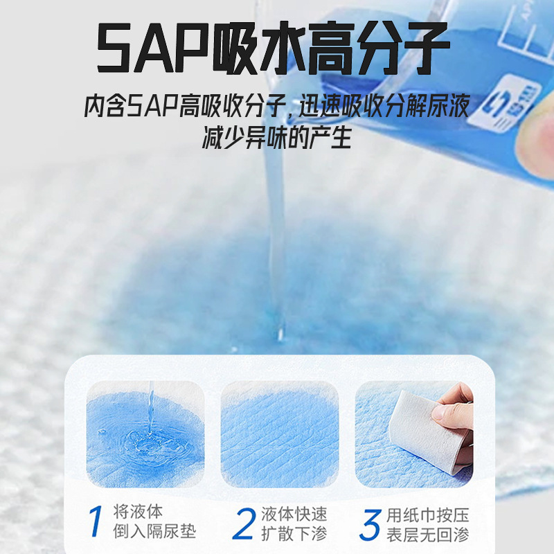 Pañales desechables para perros con almohadilla de orina de perros gruesa desodorizante para mascotas, almohadilla absorbente de agua para perros guía al baño