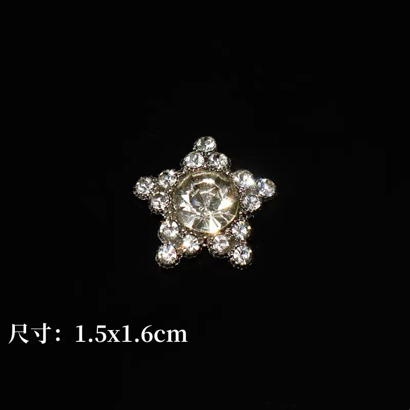合金粉系KT洞洞鞋花时尚diy五角星字母通用沙滩鞋鞋配饰金属鞋扣|undefined