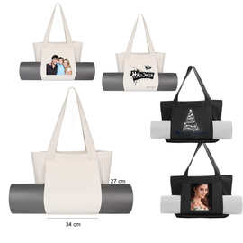 定制瑜伽垫单肩手提包便携大容量diy文字图片logo女士瑜伽收纳包