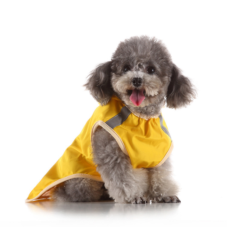 Large Dog Pet Raincoat Reflective Puppy Clothes Waterproof Rain Ponchos Dog Raincoats_voghion.com